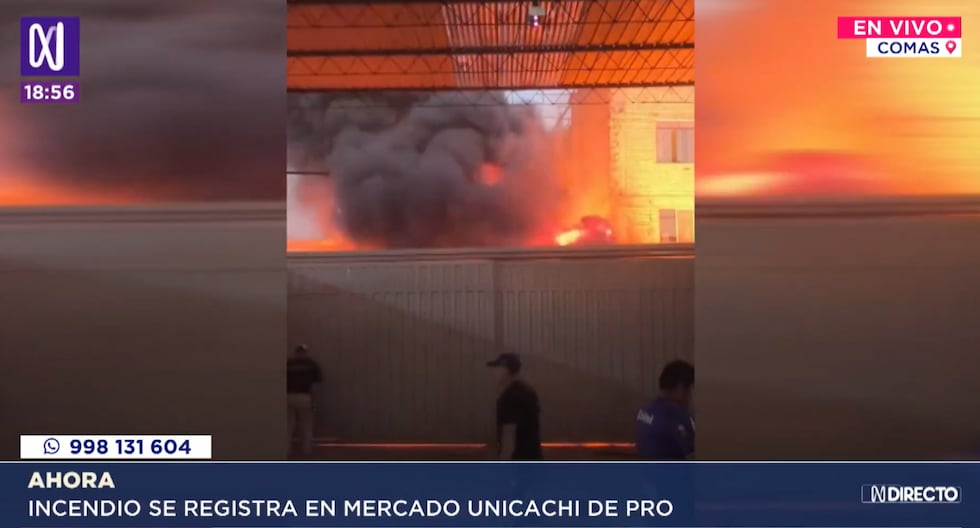 Incendio en el Mercado Unicachi fue controlado por los bomberos