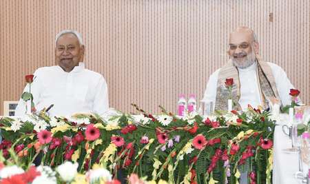 NDA finalises seat-sharing for Bihar polls; BJP, JD(U) 101 seats each, LJP 29