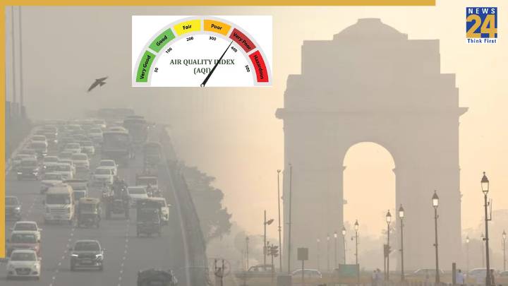 Delhi AQI Today: Air Quality Dips to 338, No Relief in Sight as ‘Very Poor’ Air Predicted for Next 48 Hours