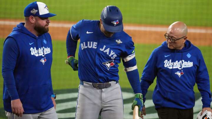 Injured George Springer on track to play in Game 6 for Blue Jays, manager says