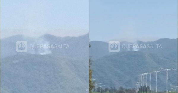 [URGENTE] Incendio en un cerro de San Lorenzo: esperan la llegada de bomberos