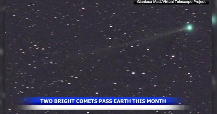 Two bright comets to pass by Earth this month