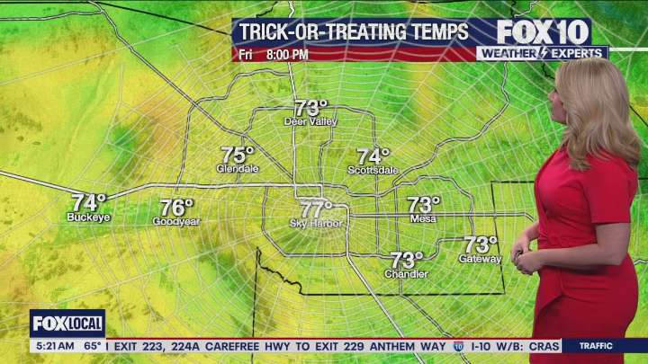 Arizona weather forecast: Warm afternoon gives way to cooler trick