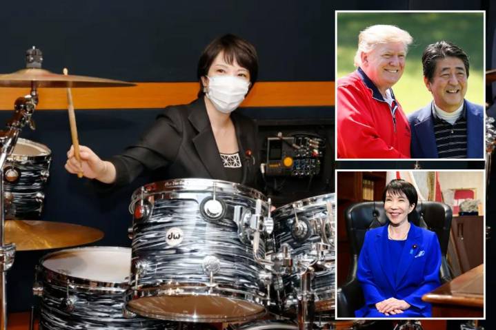 Trump ready to rock with heavy metal drummer Sanae Takaichi, tapped as Japan's first female prime minister