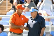 Look: Fans leave in Clemson vs UNC football game after 28