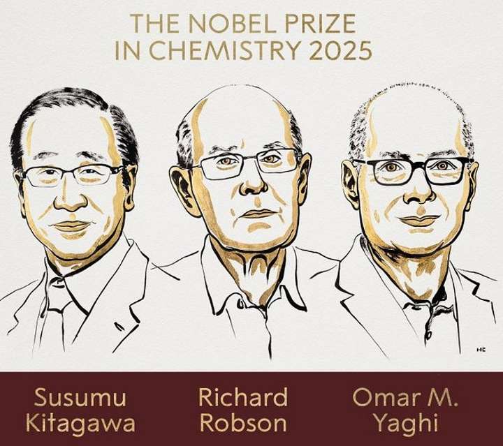 Three Share Nobel Prize In Chemistry For Metal