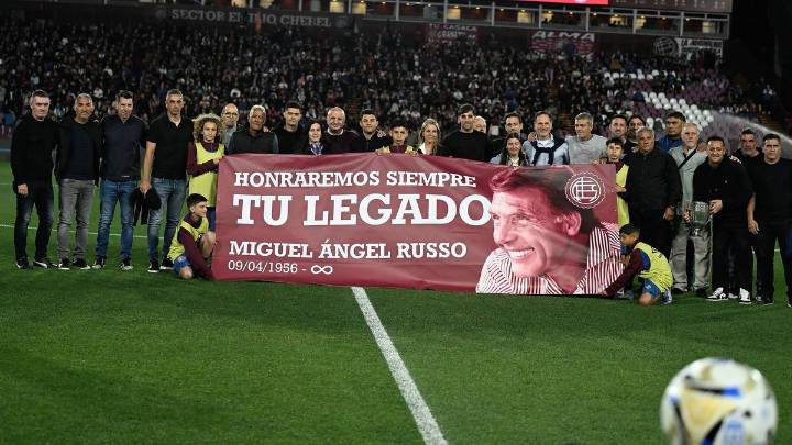 Lanús le rindió un gran homenaje a Miguel Ángel Russo con un excampeón mundial