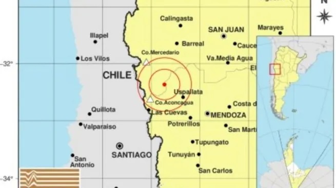 Un terremoto de intensidad 4,7 sacudió Mendoza