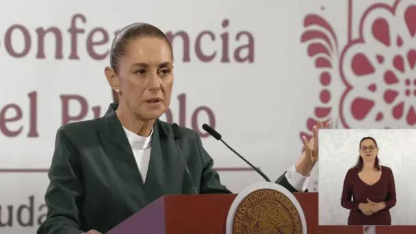 Sheinbaum visita zonas afectadas por lluvias