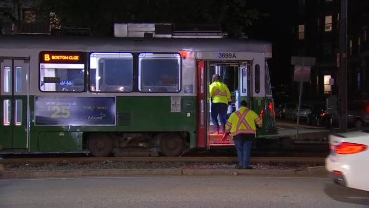 MBTA Green Line delays after police activity in Boston