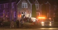 Driver flees on foot after crash damages Philadelphia home, leaves other driver in critical condition
