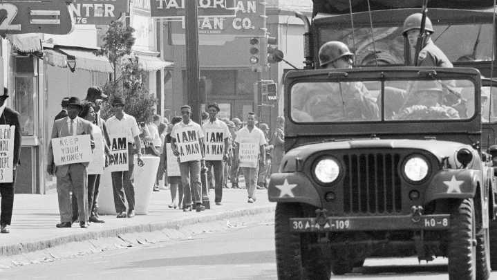 As National Guard enters Memphis, memories of MLK, 1968…