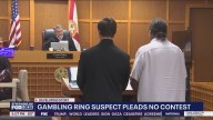 Gambling ring suspect pleads no contest