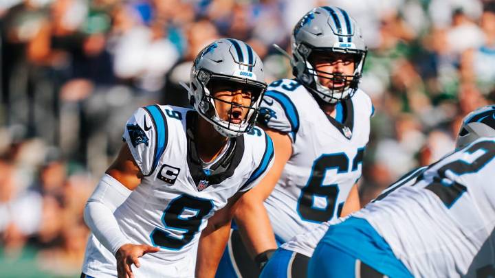 Dave Canales, teammates comment on Bryce Young's status after ankle injury in win at Jets