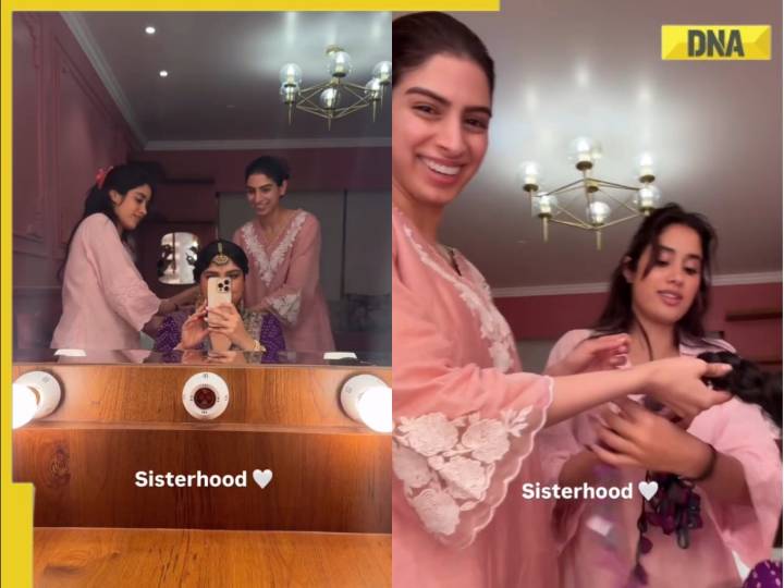 Anshula gets helping hand from Janhvi, Khushi, bride