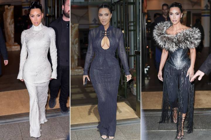 En fotos. De los impactantes looks de Kim Kardashian para promocionar su serie al arriesgado paseo en monopatín de Cameron Díaz