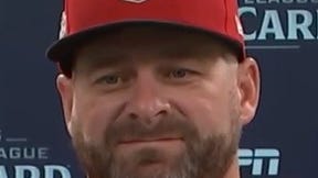 Guardians manager Stephen Vogt looks to OF Chase DeLauter for some pop