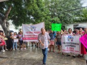Exigen vivienda digna en la Región 257 tras quedar fuera del programa de la CONAVI