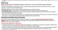 Parade Float Entry Rules 2025