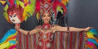“Despertar del diablo”: una modelo argentina desfiló en un evento internacional con un vestido inspirado en la tradición del carnaval jujeño