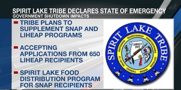 Spirit Lake Tribe declares state of emergency
