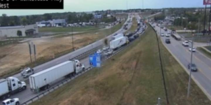 Fatal crash closes portion of I