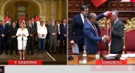 Dina Boluarte fue sacada del aire y no terminó su mensaje a la Nación: Sesión del Congreso tomó su lugar