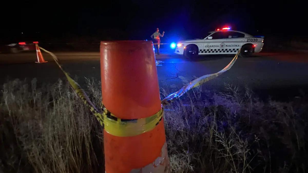 Hombre muere atropellado en la carretera Cuauhtémoc–Chihuahua; el responsable huyó del lugar