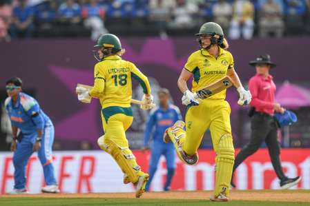 Women’s World Cup: Litchfield, Perry, Gardner guide Australia to 338 in semis
