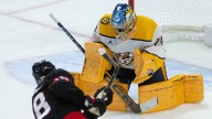 Predators’ Juuse Saros secures win with Save of the Year candidate