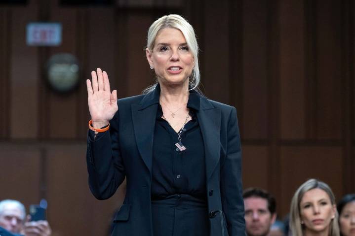 The Latest: Attorney General Bondi won’t discuss what she told Trump about troop deployments