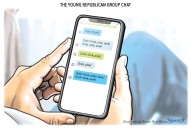 Cartoon: The Young Republican group chat