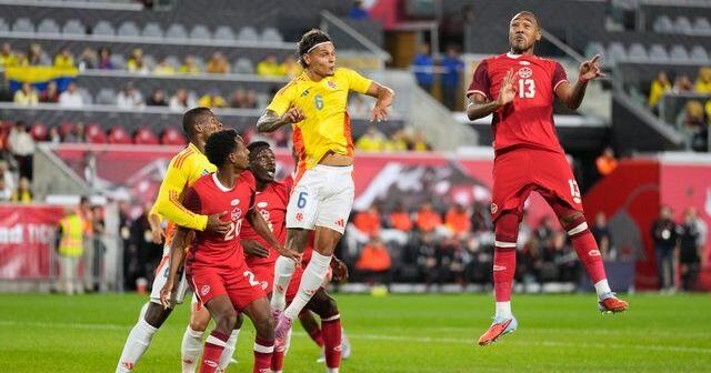 Canadian men hold 13th-ranked Colombia to a scoreless draw in men's soccer friendly