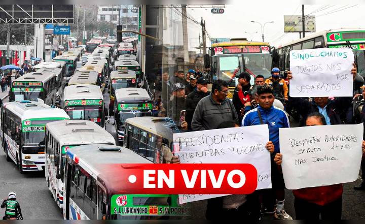 Paro de transporte este 2 de octubre: empresas que participarán, rutas afectadas, suspensión de clases y más noticias de la protesta en Lima y Callao