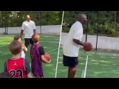 Michael Jordan Accepts Free Throw Challenge