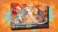 Best Pokémon TCG Blaziken ex & Volcanion ex Premium Collection deal: Out now and under market value at Amazon
