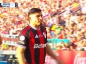 Maxi Salas, el más apuntado en Rosario: pasó de los insultos de los hinchas de Racing a marcar el gol de River en pocos minutos