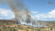 Almorox: El incendio rebaja su nivel de emergencia a 1 durante la noche
