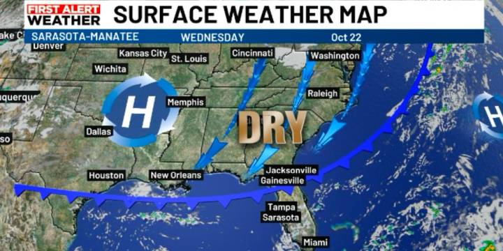 SECOND COLD FRONT OF THE WEEK APROACHING
