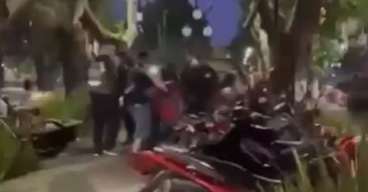 Hell’s Angels, trapitos y repartidores se agarraron a las piñas en pleno centro de La Plata
