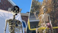 Woman’s ‘Bad Boney’ Halloween display celebrates rapper in a spooky way
