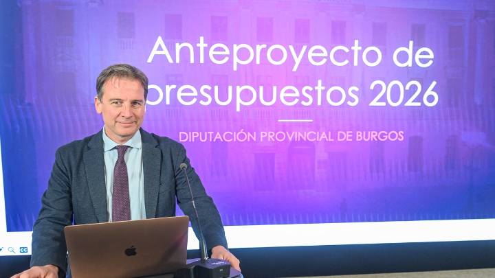 El anteproyecto de presupuestos de la Diputación de Burgos para 2026 asciende a 178,4 millones