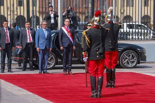 Presidente José Jerí ya despacha en Palacio de Gobierno