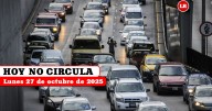 Hoy No Circula lunes 27 de octubre 2025: qué autos y placas descansan en CDMX y Edomex
