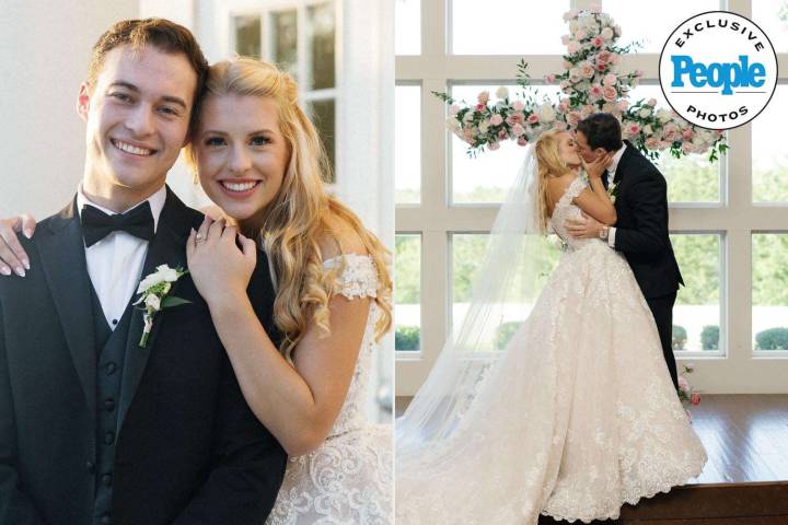 Bride and Groom Save First Kiss for Wedding, Share Why It Was 'So Worth the Wait' (Exclusive)