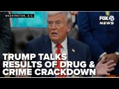 President Trump speaks on drug, crime & immigration crackdown