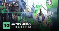 It's a parking lot party! Birds fans show how they bleed green ahead of Eagles