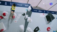 Hugo Martín y Julia Benach, campeones de España de escalada en la modalidad de bloque