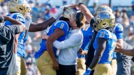 WATCH: Rick Neuheisel reacts as son Jerry Neuheisel helps UCLA shock No. 7 Penn State in play