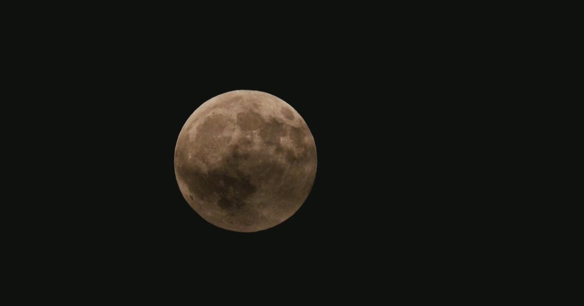 Harvest supermoon spotted Monday night